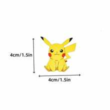 pokemon Pegatinas reflectantes de Pikachu de Pokemon - 8 diseños divertidos para coches, motocicletas, mochilas y talla grande, perfectos para fans, decoración de vehículos y agregar un toque lúdico a tu estilo
