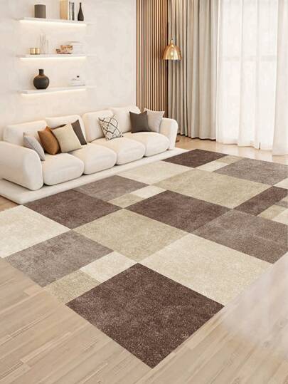 Alfombra decorativa de estilo minimalista para interiores, nueva alfombra de material de terciopelo de imitación de perla, alfombra para sala de estar, alfombra para sofá, alfombra para dormitorio, alfombra antideslizante para mesita de noche, alfombra para comedor y cocina, almohadilla para silla de oficina, felpudo de entrada, esterilla de picnic al aire libre, alfombra suave para gateo de bebés, esterilla de camping al aire libre