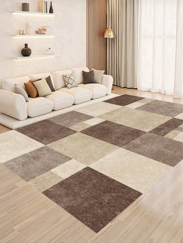 Alfombra decorativa de estilo minimalista para interiores, nueva felpa corta de material de terciopelo de perlas, alfombras de interiores para salas de estar, alfombras de sofá, alfombras de dormitorio, alfombras antideslizantes para mesitas de noche, comedores y cocinas, alfombrillas para sillas de oficina, felpudos de entrada, esterillas para picnics al aire libre, alfombras suaves para gatear de bebé, esterillas para campamentos al aire libre