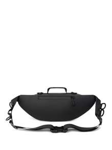 1 Pc Fashion Man's Multifunction Waist Bags Toolkit Sports Bag Hand Chest Bag Purse Shoulder Bag Crossbody Bag Simple With Multi Pockets Lightweight Portable Zip Closure Adjustable Strap For Daily Commuter Bag For Travel Vacation Business Belt Fanny Pack Side Bags For Men