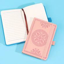 Carnet de notes portable de style rétro format A6, mini bloc-notes minimaliste de poche, pages intérieures à grille blanche, petit journal intime, cahier de croquis, cadeau de récompense pour étudiant, 8 options de couleurs, fournitures scolaires, rentrée des classes
