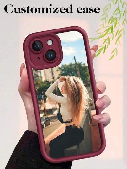 1pc DIY Customized Personalized Photo Design Phone Case, Compatible With Iphone 16/15/14/13/12/11 Pro/Pro Max, Galaxy Phones, Black Shockproof Protective Cover, Great Gift For Family, Friends, Couples, Holidays & Birthdays, Stylish, Colorful, Vintage, Cute, Contracted, Funny, Custom, Personalized, Unique, Customized, Ideal Gifts For Him, Ideal Gifts For Her, Boyfriend, Girlfriend, Family, Friends, Grandparents, Couple, For Anniversaries, For Birthdays,Cell Phones & Accessories,Chic Autumn,Fashionable Personalized Phone Case,Boyfriend,Girlfriend,Family,Friends,Grandparents,Couple,For Anniversaries,For Birthdays,International Version, Not The Domestic Version