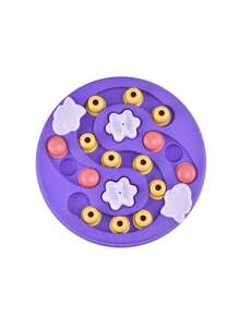 1pc Dog Puzzle Toys Slow Feeder, Interactive IQ-Enhancing Food Dispenser, Non-Slip Slow Eating Bowl, Cat And Dog Food Game, Durable And Easy To Clean, Anti-Choking Function, Slow Feed Treat Dispenser, Suitable For Small To Large Dog Breeds For Intelligence Training.