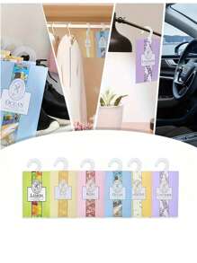 1/6/12pcs,Hanging Wardrobe Scented Sachet, Wardrobe Odor Removal Scented Bag, Portable Sachet, Wardrobe Air Fresheners, Household Gadgets, Apartment Essentials, Back To School Supplies