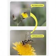 Nahlinse, professioneller Kameraeffekt-Filter, Vergrößerung +4, Makroaufnahmeeffekt, kann als Makroobjektiv-Vergrößerungsfilter zum Fotografieren von Blumen, Insekten, Diamanten, Schmuck usw. verwendet werden. Ein leistungsstarkes Werkzeug für Nahaufnahme-Fotografie, geeignet für DSLR-Kameras, Linsendiameter-Optionen: 40,5 mm/49 mm/52 mm/55 mm/62 mm/67 mm/72 mm/77 mm/82 mm