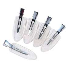 DIY 发夹 - 20 件透明发夹 + 1 件樱花粉色凝胶霜（含裱花嘴）+ 20 件 3D 水晶花或小熊贴纸（随机设计）组合套装