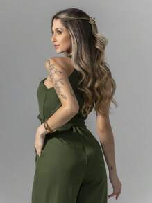 Tailored Overalls M3094 - Army Green - View 6