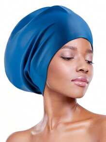 Long Hair Swim Cap - Swimming Caps For Women Men - Extra Large Swim Caps - Waterproof Silicone Swim Cap - Dreadlocks Braids Afro Hair Extensions Weaves, Beach Essentials, Beach Accessories, Pool Float - Multicolor - View 12