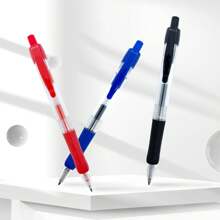 4/12 paquetes de bolígrafos de gel, tinta negra de secado rápido de 0.5 mm, bolígrafos de punta fina de escritura suave, serie de alta gama para oficina, útiles escolares (negro, rojo, azul) de vuelta a clases