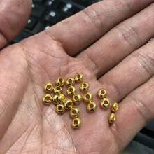 100pcs 5mm Antique Silver Retro Alloy Glossy Flat Bead Buddha Beads Plain Light Spacer Loose Beads DIY Necklace Bracelet Jewelry Making Necklace Pendant Accessories