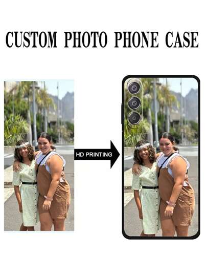 Capa personalizada para iPhone e telefone com foto, capa para celular com impressão criativa e personalizada, presente ideal para casais, elegante, colorido, vintage, fofo, contratado, engraçado, personalizado, exclusivo, personalizado, presentes ideais para ele, presentes ideais para ela, namorado, namorada, família, amigos, avós, casal, para aniversários, para aniversários