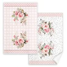 1 件/2 件超细纤维婚礼季节手巾，现代花卉和波尔卡圆点设计，柔软吸水可机洗涤纶洗碗布，非常适合厨房装饰、烹饪、烘焙、节日装饰和浴室必需品、餐桌装饰、厨房用品、家居装饰、新家浴室乔迁礼物、厨房毛巾