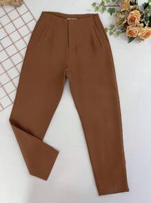 Sullyn_modas High Waist Pants - Bronze - View 2
