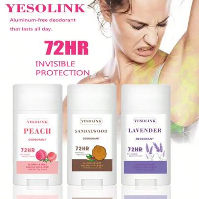 كريم إزالة الروائح للجسم ، مزيل الرائحة الإبطية خالي من الألومنيوم ، رائحة طويلة الأمد، 8 نكهات