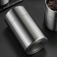 زجاجة محكمة الغلق من الفولاذ المقاوم للصدأ 304، قطعة واحدة، حاوية تخزين طعام وفاكهة مجففة، وحاوية لتخزين الحبوب والشاي، لاستخدامات المطبخ والأنشطة الخارجية