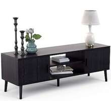 TV Stand Entertainment Media Center For TV's Up To 65" W/Storage Cabinets