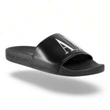 Sandalia Armani Exchange A/X Negro/Blanco Casual Para Hombre - Blanco y Negro - Ver 2