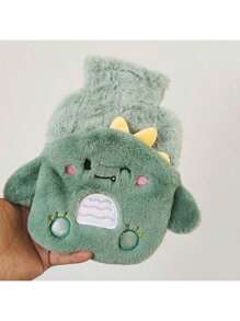 1pc Water Injection Type Hot Water Bag, PVC Material, Explosion-Proof, Anti-Scalding Hand Warmer, Plush Cute Hot Water Bag, Can Unpick And Wash, Back To School Supplies