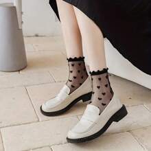 2 Pairs/4 Pairs Women Sheer Tights With Mushroom Ears Design