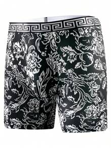 Set de 5 calzoncillos tipo bóxer largos para hombres, delgados y transpirables - Negro - Ver 3