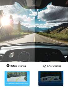 Unisex Retro Square Oversized Polarized Sunglasses, Plastic Frame Fashion Eyeglasses Classic For Outdoor Sports Cycling Traveling Beach Driving Fishing Sun Protection UV400 Fashionable Shade Elegant Outfit Family Outings Travel Vacation Holiday - màu đen - Xem 5