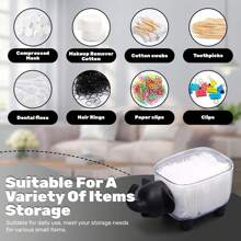 1 pieza Caja de almacenamiento con forma de elefante/oveja linda, organizador de cosméticos impermeable, decoración del hogar a la moda, caja de almacenamiento decorativa simple y práctica, regalo ideal para mujer en inauguración de casa o cumpleaños, apto para habitación, dormitorio, baño, Pascua, boda