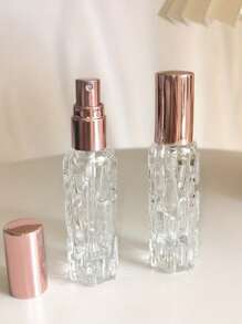 10ml Glass Bottle Perfume Refill Bottle Portable, Mini Refillable Spray, Portable Purse Perfume Container, Canned Perfume Pump Box, Cosmetics Container Spray, Travel Essential Oil Perfume, Mini Spray Glass Bottle, Bottled Perfume Spray Back To School
