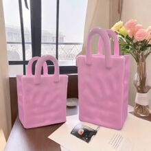 1pc,Handbag Flower Pot Decoration Ornament, Creative Pots, Super Beautiful Flower Pot, Indoor Outdoor Home Decor Garden Patio Unique Home/Kitchen/Office/Dressing Tables Cute Vases Gift