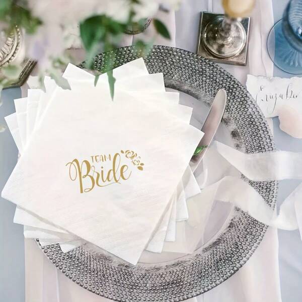 Set de 20 piezas para decoración de mesa de cena, ducha nupcial, brunch de boda o cena de fiesta de la novia