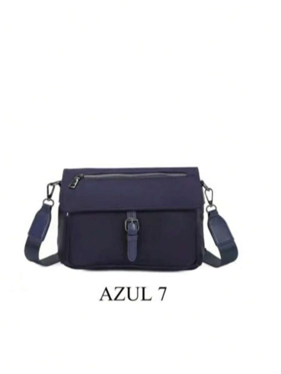 Juzia Bags Casual Messenger Bag With Crossbody Strap - 藍色 - 查看 1