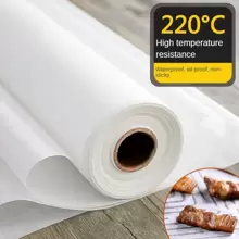 1 Roll Of 11 Inch X 32 Ft Double-Sided Thickened Silicone Coated Baking Parchment Paper, Cooking Oil Absorbing Paper, Kitchen Paper