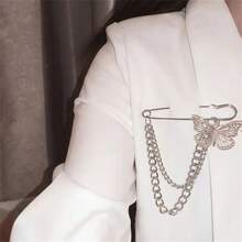 10 件套不锈钢别针 - 耐用、尺寸多样、弹簧锁别针套装，适用于缝纫、绗缝、毛毯、DIY 时尚、家居装饰和工艺品 - 多功能缝纫配件 服装配件 衣服别针 包饰背包 学校办公室配件 衬衫夹克珠宝 圣诞节万圣节衣服别针 有趣可爱的教师礼物