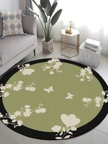 1 块聚酯纤维圆形地毯，复古高端地毯，沙发座垫，镜前地毯，衣柜装饰，客厅和卧室地毯，入口垫，耐污，耐用，尺寸多样，易于清洁 - 彩色 - 查看 12