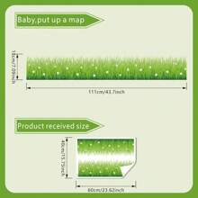 1pc Green Plant Wall Sticker Baseplate, Colorful Flower Leaves Wall Decals, Removable Skirting Board Mural, PVC Garden Wall Decoration For Living Room, Bedroom, Bathroom Room Decor Home Decor Bathroom Decor Bedroom Decor Room Decoration Stuff Living Room Decor House Decor Home Decor Living Room Wall Art Wall Paper Stickers