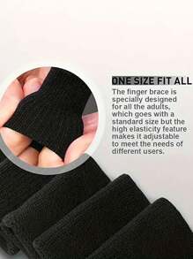 4pcs/10pcs Finger Protectors, Made Of Polyester Fiber, Anti-Scratch, Zipper Closure, Handwash, Protect Fingers For Basketball, Volleyball And Outdoor Sports - Multicolor - View 6
