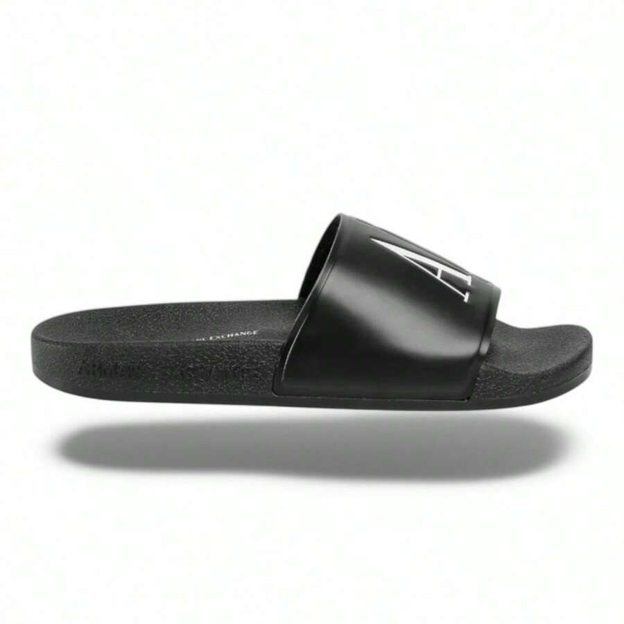 Sandalia Armani Exchange A/X Negro/Blanco Casual Para Hombre - Blanco y Negro - Ver 1