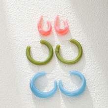 1 Pair Bohemian Style Acrylic Party/Holiday Fashion Earrings For Women (Pattern Randomly Selected)