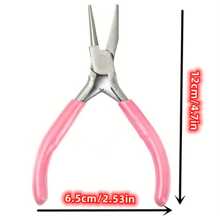 2pcs/1pc Pink Jewelry Pliers And Ring Can Be Used To Make And Repair Various Jewelry Accessories, A Must-Have Tool For DIY Enthusiasts