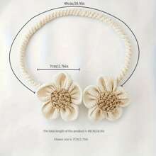 4pcs/2pcs/1pc Rope Curtain Binding - Modern Simple Design, Multifunctional, No-Punch Buckle, Perfect For Living Room Home Decor & Gift Giving - one-size - View 3