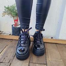 tenis casual - Negro - Ver 4