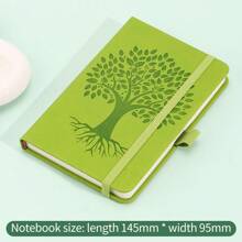 Carnet de notes portable de style rétro format A6, mini bloc-notes minimaliste de poche, pages intérieures à grille blanche, petit journal intime, cahier de croquis, cadeau de récompense pour étudiant, 8 options de couleurs, fournitures scolaires, rentrée des classes