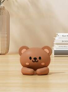 1 stuk schattige dieren kabelklemmen, kabelorganizer, houder voor oplaadkabels voor op tafel en nachtkastje, multifunctionele kabeloproller voor op het bureau, muiskabel, koptelefoonkabel, datakabelfixer, overal op te plakken, multifunctionele opslag, toepasbaarheid van een breed scala aan niet overal de locatie van de stok kiezen, overal op te plakken Het leven is een kleine helper!