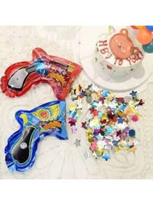 20pcs/Pack Handhold Pull String Party Popper, Birthday Party Celebratory Atmosphere Popper, Automatically Inflated Wedding Confetti Shooter - Multicolor - View 3