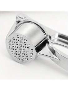 1 pieza Prensa de ajo de metal exprimidor manual de jengibre, utensilios de cocina