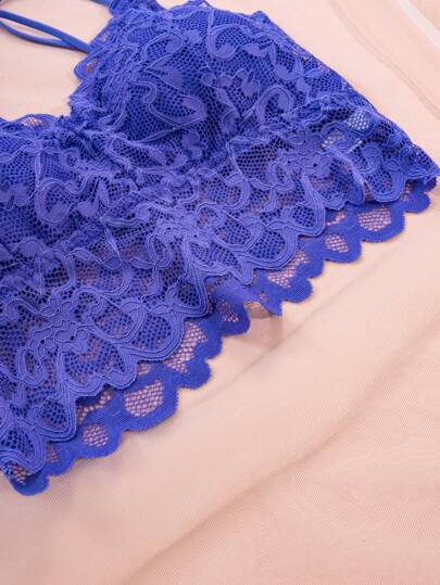 Verleidelijke Kanten Lingerie Set, Com Tafel Wire Free BH Camisole view 5