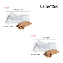 3D Puppy Dog Silicone Mold – French Bulldog / Teddy / Bulldog Puppy Candle Mould For DIY Resin, Wax & Soap Crafts | Realistic Puppy Design For Home Decor & Gifts