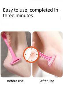3pcs Foot Callus Remover Scraper Pedicure Tool For Removing Dead Skin,Bag,Organizer,Storage
