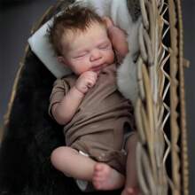 Realistic Reborn Baby Dolls Boy 20 Inch Realistic Toddler Doll Sleeping Real Life Newborn Baby Dolls That Look Real Lifelike Baby Dolls Soft Vinyl Body - 彩色 - 查看 3