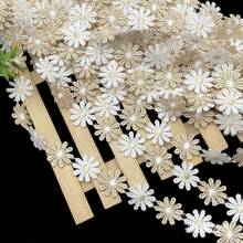 Colored Daisy Lace Edge - 1 Piece Polyester Embroidered Applique Ribbon For Sewing, Crafts And Garment Decoration, DIY Crafts, Party And Home Decor, Delicate, Patches, Decorative Ribbons, Sewing Accessories (1yard) - Multicolor - View 10