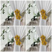 4pcs/2pcs/1pc Rope Curtain Binding - Modern Simple Design, Multifunctional, No-Punch Buckle, Perfect For Living Room Home Decor & Gift Giving - one-size - View 21